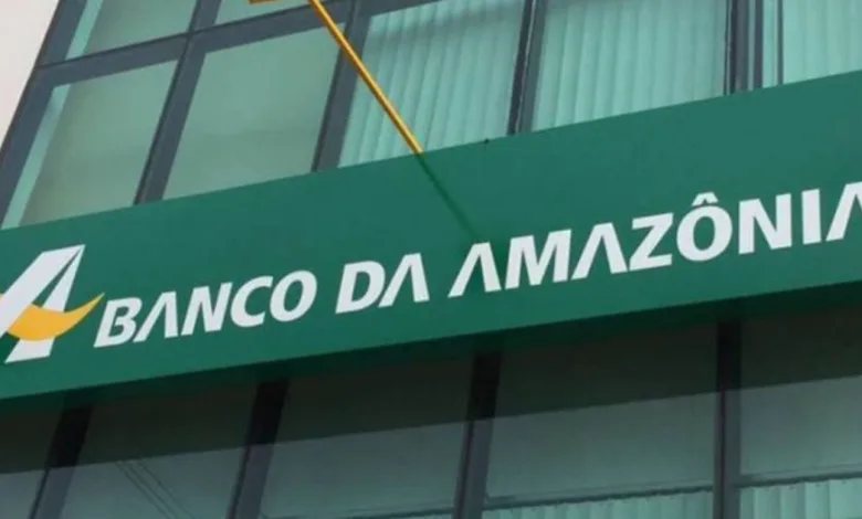 Fachada de agência do Banco da Amazônia