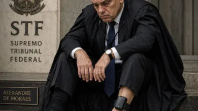 Ministro Alexandre de Moraes em sessão do STF