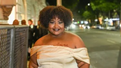 MC Carol grava novela da TV Globo
