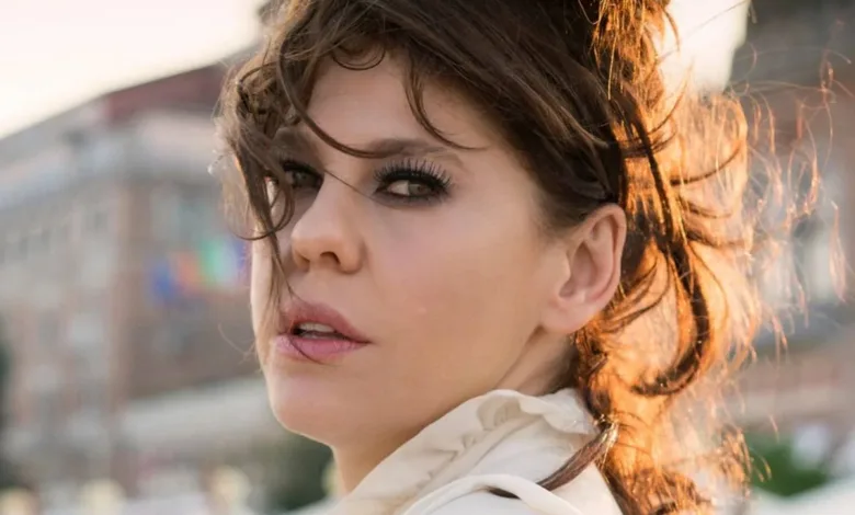 A atriz Bárbara Paz em evento público