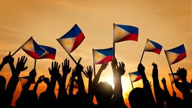 Estudantes em ambiente universitário nas Filipinas