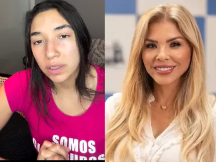 Verônica Costa e sua filha Jeniffer Costa