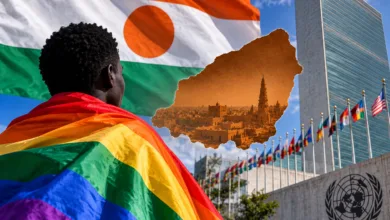 Bandeira e cenário político do Níger na ONU