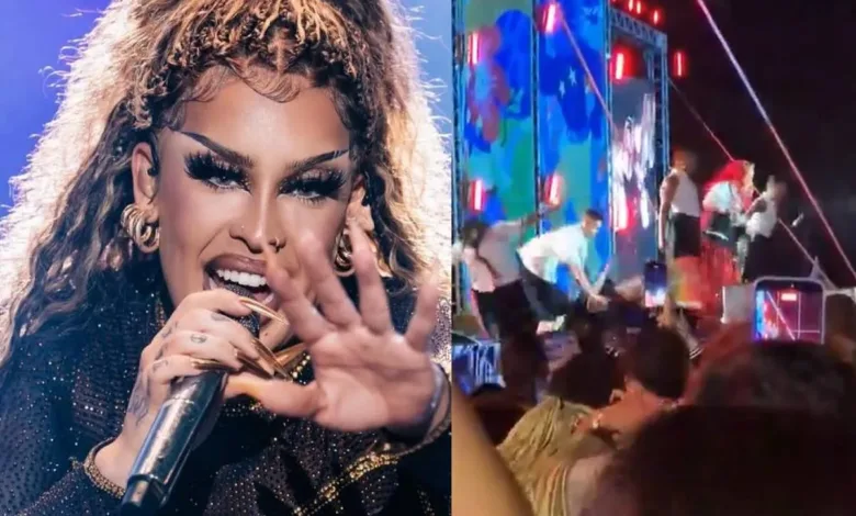 Gloria Groove em apresentação ao vivo