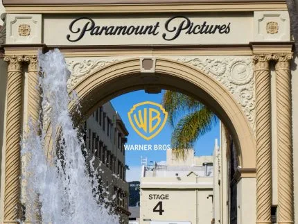 Logotipos da Paramount Pictures e Warner Bros
