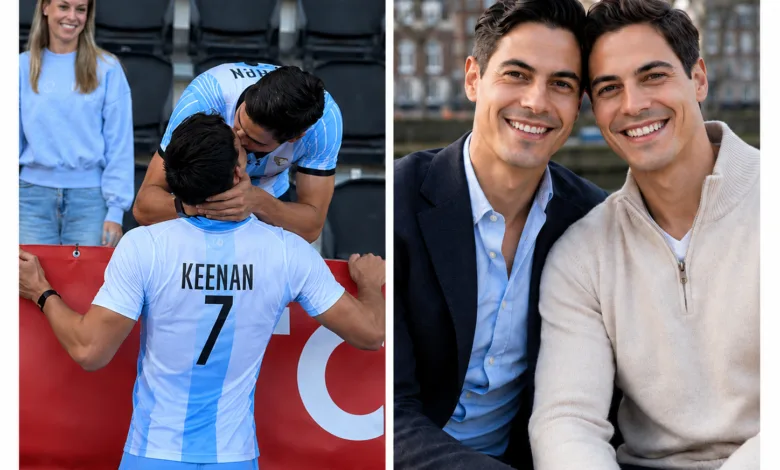 Rob Jetten e Nicolás Keenan juntos