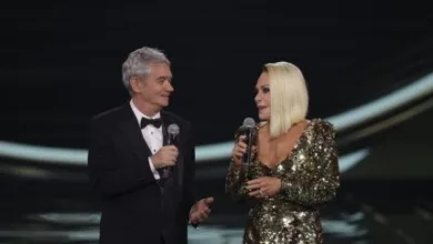 Ana Maria Braga e Serginho Groisman em estúdios da Globo