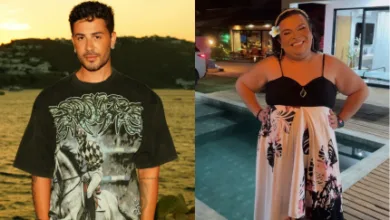 Montagem com fotos de Carlinhos Maia e da página Rainha Matos