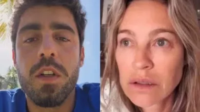 Pedro Scooby e Luana Piovani em fotos separadas