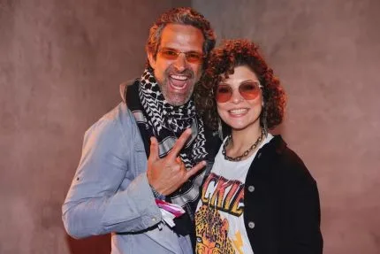 Bárbara Borges e Iran Malfitano juntos em evento