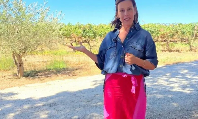 A jornalista Marianne Piemonte em programa especial sobre o Alentejo