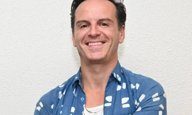O ator Andrew Scott em evento cinematográfico