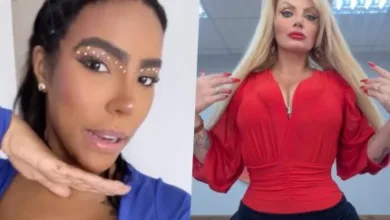 Carol Lekker e Mulher Pêra em fotos divulgadas nas redes sociais