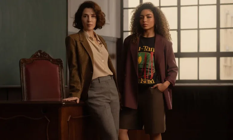 Marjorie Estiano e Any Gabrielly em cena de Habeas Corpus