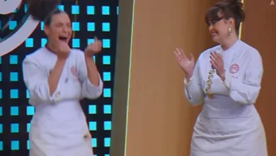 Cena da final do MasterChef Brasil com a vencedora Jéssica