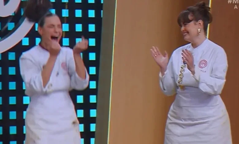 Cena da final do MasterChef Brasil com a vencedora Jéssica