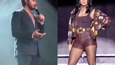 Ana Castela e Gustavo Mioto em momentos distintos