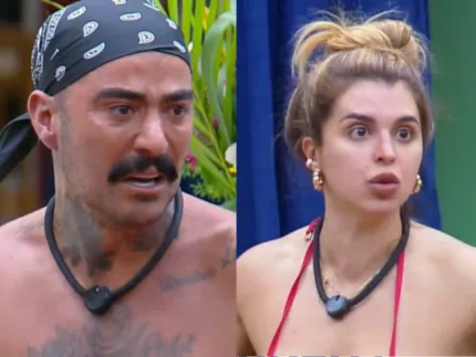 Mayk Leão e Mônica Fonseca em A Fazenda 18