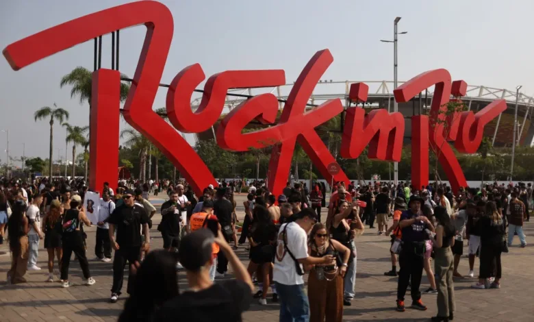 Público no festival Rock in Rio