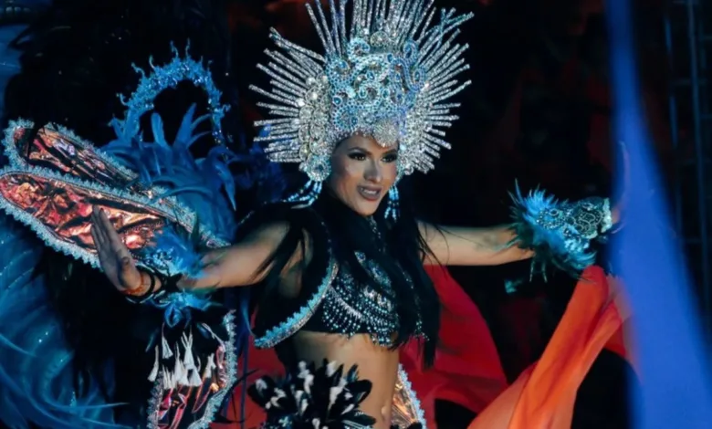 Isabelle Alcântara assume o posto de rainha do folclore do Boi Garantido