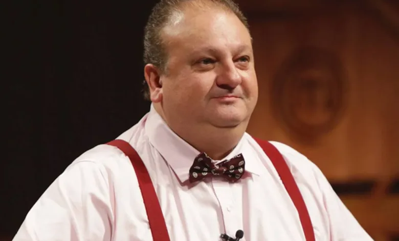Participante Gabriela e os jurados do MasterChef Brasil