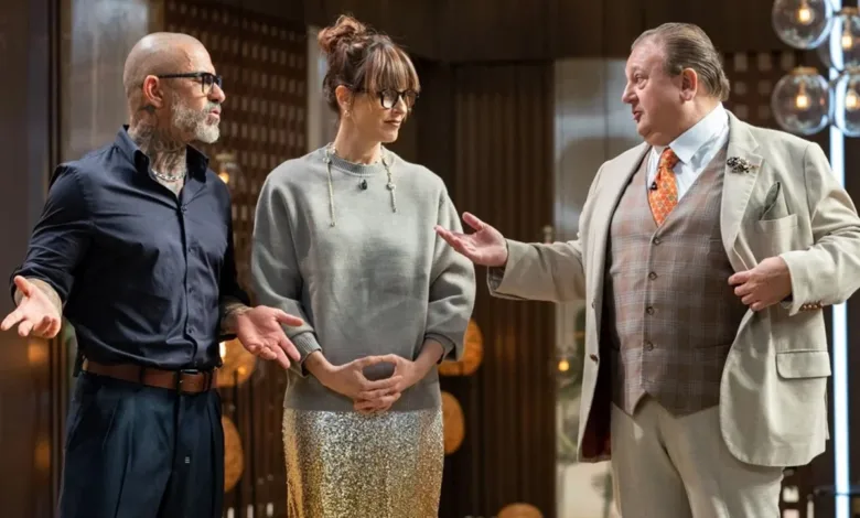 Erick Jacquin, Helena Rizzo e Henrique Fogaça no MasterChef Brasil