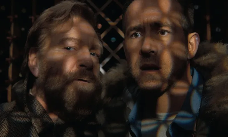 Kenneth Branagh e Ryan Reynolds no filme Mayday