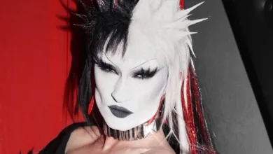 A drag queen Gottmik em evento público