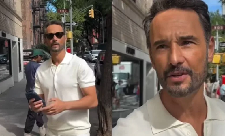 O ator brasileiro Rodrigo Santoro