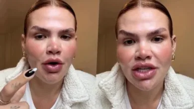 Thais Carla em foto publicada em rede social
