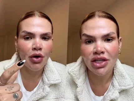 Thais Carla em foto publicada em rede social