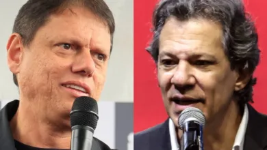 Tarcísio de Freitas e Fernando Haddad