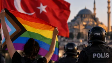 Bandeira e protestos relacionados à comunidade LGBTQIA+