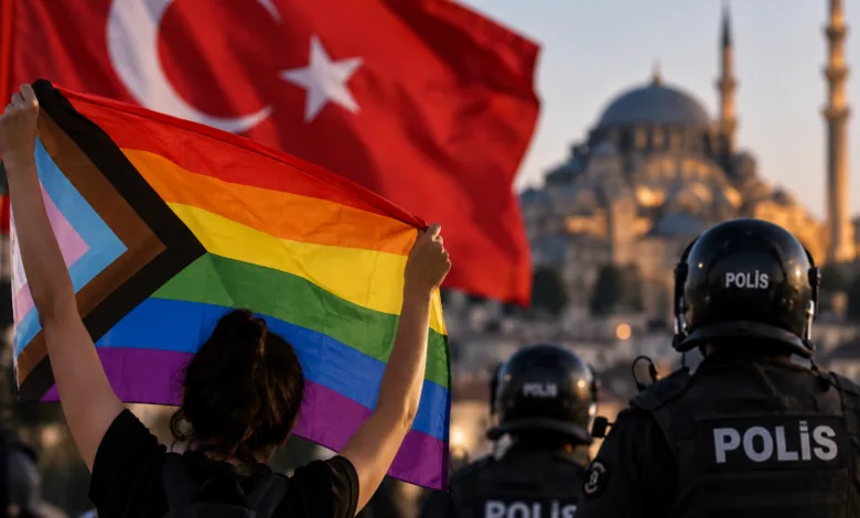 Bandeira e protestos relacionados à comunidade LGBTQIA+