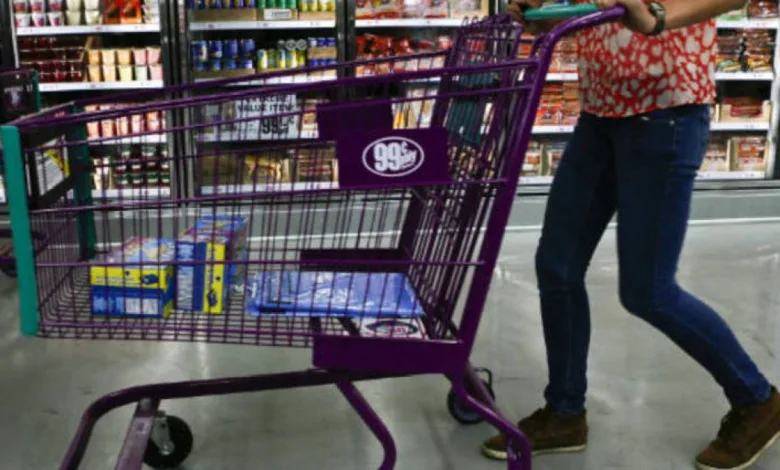 Carrinho de supermercado vazio