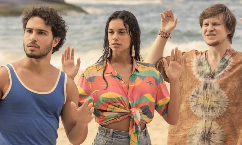 Elenco reunido para a divulgação do filme nacional Verão da Lata